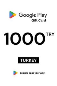 Google Play Gift Card 1000 TRY