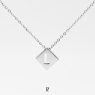 Valichain - Alphabet Necklace (White Gold)