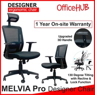 OFFICEHUB Ergonomic Office Chair MELVIA PRO ★ High Back / Mid Back ★ Mesh ★ Home study ★ Executive ★1 Year warranty