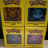 [ORI] Beg Syiling Kecil Pokemon x 7-11 Pikachu Keychain with Mini Pouch & Dangler Pokemon Charmander