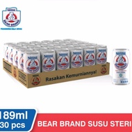 1 Dus - Susu Beruang Bear Brand 189 ml. Isi 30 Pcs / Dus