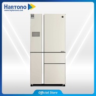 Sharp Kulkas Side By Side Refrigerator Sjifx94Pgcg