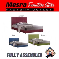 Modern Fabric Queen Divan Bed Frame / Queen Bedframe/ Katil Divan Queen/ Colorful Double Divan