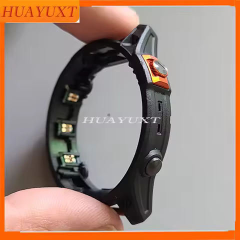 Original For Garmin Fenix 7 fenix7 Back Cover Housing Middle Plastic Frame With Button Smart Motion 