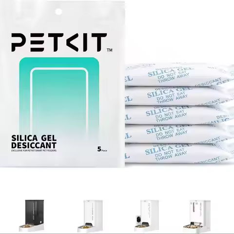 PETKIT Replaced Desiccant Bags for All Automatic Cat Dog Feeders -5 Packs, Pet Feeder Replaced Desic