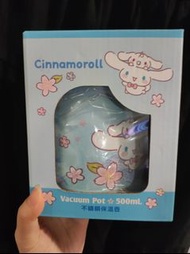 包順豐 Cinnamoroll 玉桂狗 不銹鋼保溫壺 500ml 雙層真空不銹鋼內膽 耐熱溫度90度