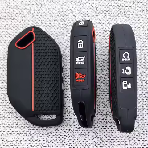 For Kia Picanto Sorento MQ4 Carnival KA4 Morning K5 Carens 2024 EV5 EV9 7 Buttons Silicone Car Key C