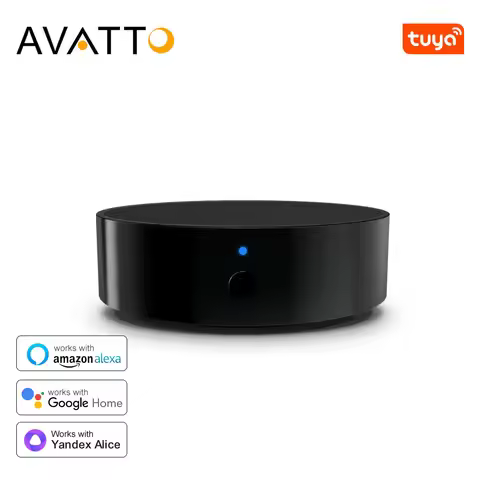 AVATTO Tuya WiFi IR Remote Control Smart Home Infrared Controller for Air Conditioner ALL TV LG TV S