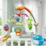 Bedside Bell Multifunctional Music Rotating Projection Month Newborn Baby 0-3-6 Rattle Toy Baby Bed 