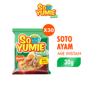 [Paket isi 3] So Yumie Gelas Soto Ayam (x10)