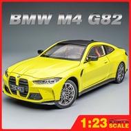 KLT 1:23 BMW M4 G82 Diecast Model Car Alloy Cars Toys Collection Gift For Kids Boy Girl