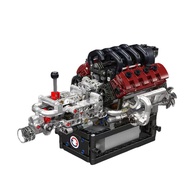 Mould King 10227 787PCS Engine Serie V8 Engine Building Block Model Technical Educational Toy Festiv
