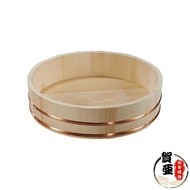 Copper Dead Wood Sushi Barrel 20cm~53cm Rice Wooden Vinegar Bibimbap