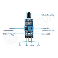 Ir Infrared 4 Wire Flame Detection IR Flame Sensor Module Sensor Smartsense Detection Module for Ard