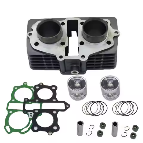 Engine Spare Parts Motorcycle Cylinder Kit 44mm pin 13mm For Honda CBT125 CL125 QJ125 CM125 TWIN CA1