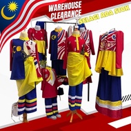 Clearance Sale Baju Merdeka Budak Lelaki Perempuan Sekolah Rendah Pahlawan Melayu Tun Teja Princess 