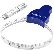 2PCS Body Measure Tape 60inch (150cm), Automatic Telescopic Tape Measure for Body Measurement & Weig