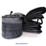 WELLNESSSPOT Beach Bicycle Tube, 24x3.0 24x4.0 AV Valve Bike Inner Tube, Mountain Bike Black Tyre 20