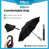 23" Fiberglass 2 Fold Umbrella Payung Hujan Umbrella Big Size Umbrella Automatic Big Umbrella Umbrel