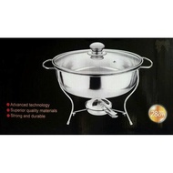 Soup Warmer - Round Warmer Stove Serving Container Soup Bowl Buffet