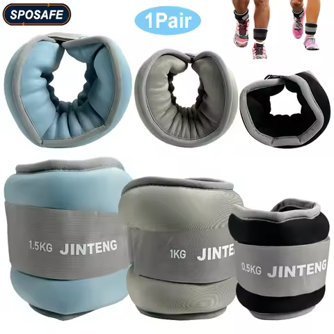1Pair Wrist Ankle Weights 1kg, 2kg,3kg Strength Training Wrist Leg Arm Weight with Adjustable Strap,