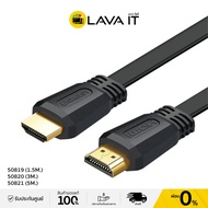 UGREEN HDMI Cable Full HD, 4K 30Hz / 60Hz สาย HDMI to HDMI V2.0 4K สาย HDMI แบบแบน (รับประกันสินค้า 2 ปี) By Lava IT
