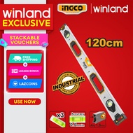 Ingco by Winland Spirit Level bar with Powerful Aluminum Magnetics 120cm HSL38120M ING-HT
