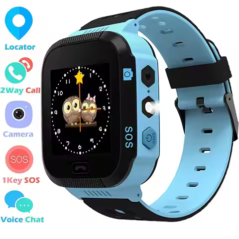 2025 Kids Smart Watch Waterproof SOS Antil-Lost Phone Watch SIM Card Location Tracker Child Smartwat