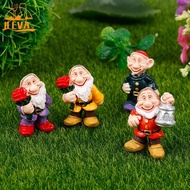 [HEVA] Fairy Garden Miniatures Gnome Dwarf Mini Gnome Figurines Garden Decoration VN