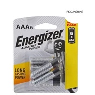 Energizer Battery E92 Aaa X 6