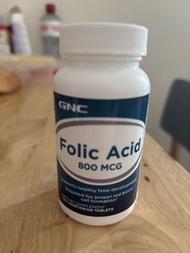GNC 葉酸 800 MCG 補充片