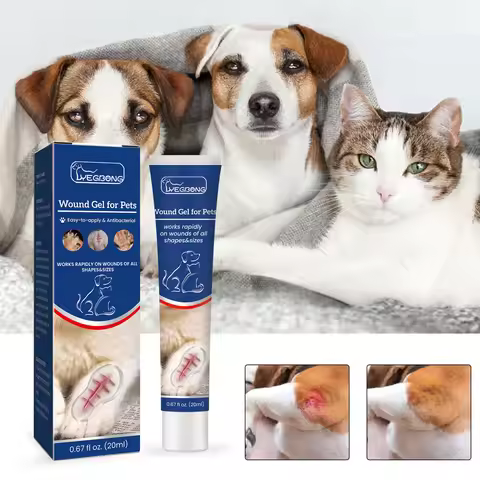 Pet Wound Liquid Band Aid Cat and Dog Wound Fluid Skin Care Gel for Dogs Cats Gentle Skin Care Gel