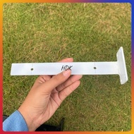 Floating Wall Shelf Bracket / Floating Shelf Bracket - White, 10 cm