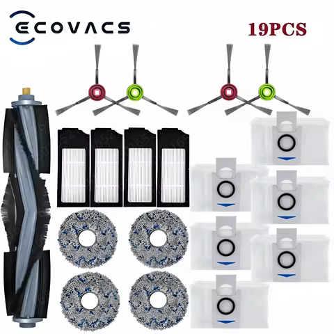 Ecovacs Deebot X1/ T10 OMNI / TURBO Accessories Robot Vacuum Cleaner Parts Mop Dust Bag Hepa Filter 