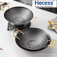 Kuali Sarang Lebah Korea Hecess – Keluli Tahan Karat & Permukaan Tidak Melekat (KD218) Hecess Korean