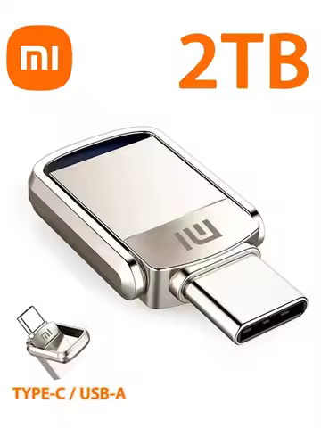 Xiaomi U Disk 2TB USB 3.2 Type-C Interface Metal Pendrive Mobile Phone Computer Mutual Transmission 