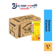 (Carton) Season Kotak 12x1L Teh Bunga