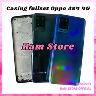 MESIN OPPO A54 4G Fullset Housing Case Middle Bone Bezel Bezel Middle Frame Engine Cover Plus Backdo