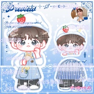 ✨Spike✨Tanjian Times Good Six Nights Cute Chef Shape Q Version Standing Card Table Card Support Peri