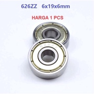 Ball Bearing 626ZZ Sealed Laher 6x19x6mm miniature bearing