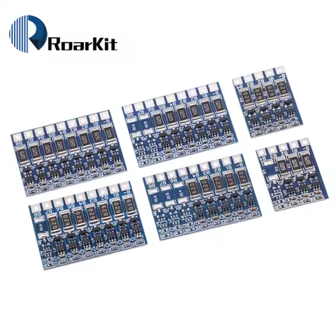 1/5/10PCS 3S 4S 5S 6S 7S 8S 21V 4.2V Balance Function Protection Board 68mA 5S Li-ion Lipo Battery L