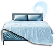 Continental Bedding Arctic Dreams Blue Cooling Comforter Duvet Breathable & Soft Polyester/Nylon Fab
