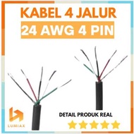 1 Meter 4-Way Cable Control Cable contains 4 Plus Ground Stranded Cable 24Awg 4pin AWG 24