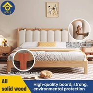 Bed frame pull out bed frame Single bed frame Queen bed frame Bed frame queen Bedstead Solid wood bed Put out bed frame Super single bed frame Bed frame super single Oak bed 1.5 m home master bedroom king size bed Double bed 1.8 m Small apartment 1.2 m