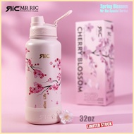 ❃ ✆ ♆ Mr Ric Sakura Spring Blossom Series Hydration Flask Vacuum Flask Spout Lid Wide Mouth Insulat