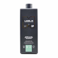 Oatmeal Honey nutritional Shampoo balances moisture, restores damaged hair label.m Honey & Oat Shamp