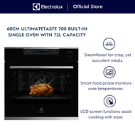 Electrolux KOCBP21XA 60cm UltimateTaste 700 Built-in Single Oven With 72L Capacity with 2 Years Warranty