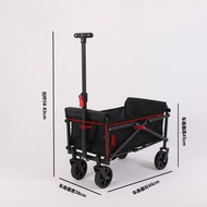 新款戶外露營拖車 折疊式露營拖車 營地推車 輕量折疊便攜手推車
