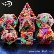 Game Dungeon and Dragon Board Game DND RPG Colorful Turquoise Dice