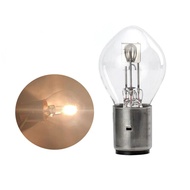 Motorcycle BA20D High Brightness Bulbs 12V 35W Halogen Headlight Singal Lamp Bulb Amber